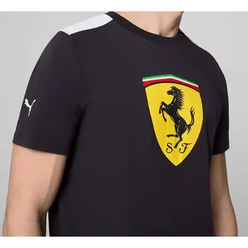 Pánské tričko Ferrari originální černé triko (Tričko Ferrari nová kolekce doprava zdarma)