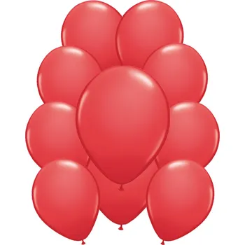 Balónek Latexové balónky metalické červené