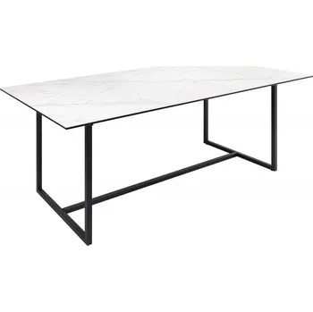 Jídelní stůl Jídelní stůl SYMBIOSE WHITE MRAMOR 200 CM keramika