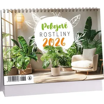 Diář Stolní kalendář ARIA 2026 - Pokojové rostliny, 14denní
