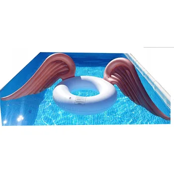 NAFUKOVACÍ MATRACE KRUH NA PLAVÁNÍ S KŘÍDLY DO BAZÉNU NA PLÁŽ HRAČKA