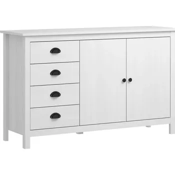 Komoda Komoda VidaXL 130 x 40 x 80 cm bílá matná