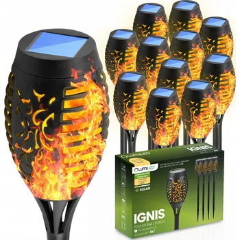 Venkovní osvětlení Solární lampa zapichovací Lumiled černá 51 cm 6 ks