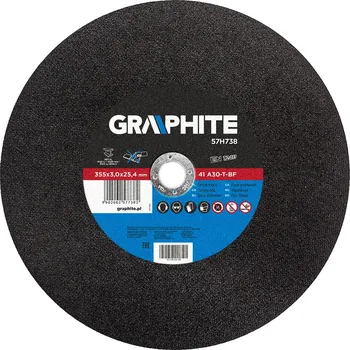Řezný kotouč Graphite Řezací kotouč na kov 355 x 3,0 x 25,4 , 41 A30-T-BF 57H738