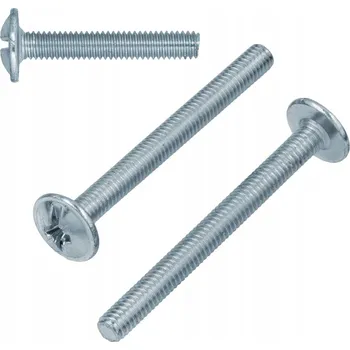 Šroub Podložkový nábytkový šroub M5x35 na kříž 50 Ks Metrický šroub