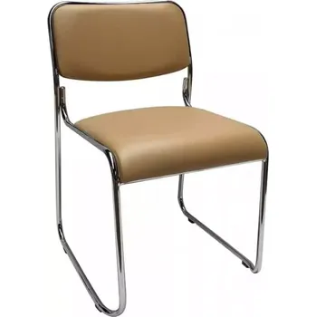 Konferenční židle BULUT - hnědá ekokůže - SLEVA 3% s kodem radost25