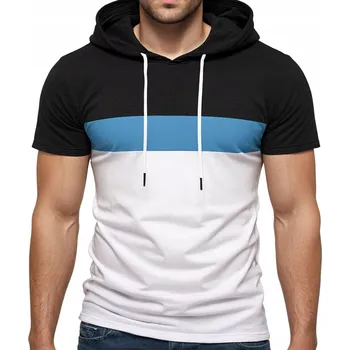 Pánská móda Pánské Tričko s kapucí a stahovacími šňůrkami, velikost XL