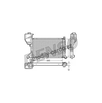 Chladič motoru Chladič motoru DENSO (DE DRM17017)