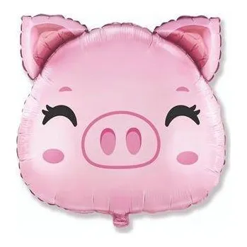 Balónek Balón Flexmetal 901809 prasátko růžový