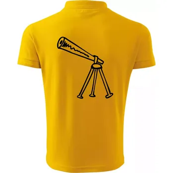 Pánská košile Nebe - Dalekohled - Polokošile pánská Pique Polo 203 - 5XL ( Žlutá )