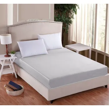 Prostěradlo Prostěradlo Mako-Jersey s lycrou Stříbrná - 90x200 cm jednolůžko