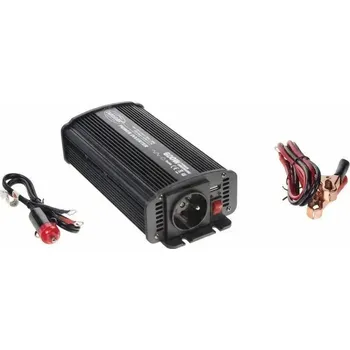 Měnič napětí CARCLEVER Měnič Napětí napětí 12V/230V + USB, 600W (35612)