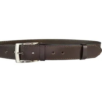 Opasek PENNY BELTS Pánský kožený opasek I2-1-40 tmavě hnědý - 110 cm