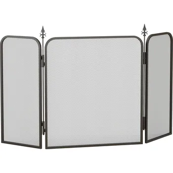 Větrací mřížka Krbová mřížka 96 x 56 cm | černá