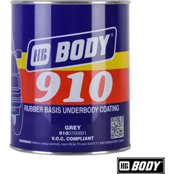 Tmel BODY PRO 910 tixotropní kaučuková ochrana podvozků, šedá Hmotnost: 5 kg