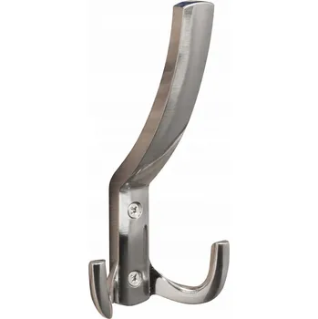 Věšák NÁBYTKOVÝ VĚŠÁK NA OBLEČENÍ TROJITÝ HÁČEK INOX