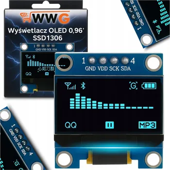 IP kamera OLED Displej 0,96" SSD1306 I2C - BÍLÝ