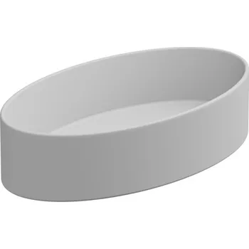 Umyvadlo Umyvadlo na desku Like Slim 60FS keramické, bílá matná, 60x34 cm, LKLAVFSB60001