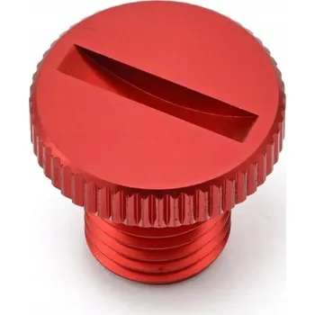 Zrcátko pro motocykl Kryt zrcátka pravého, červený DAYTONA, závit M10 x 1.25