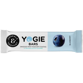 Müsli tyčinka BORŮVKA s jogurtovou polevou a živými kulturami - YOGIE 30g