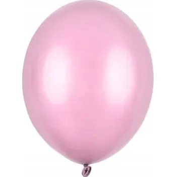 Balónek Metalické balónky světle růžové candy pink pevné 23cm 3ks
