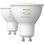 Philips HUE Sada LED žárovek, 4,2 W, 400 lm, teplá–studená bílá, GU10, 2 ks 23003300