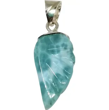 Přívěsek Exkluzivní larimarový přívěsek 4 g s ocelovým očkem (Nádherný přívěsek)