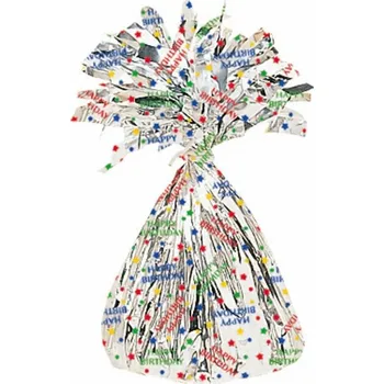 Balónek Závaží na fóliové balónky 170 g / 6 oz Happy Bir