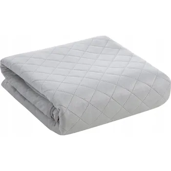 Přehoz na lůžko Přehoz Design 91 velur 70 cm x 160 cm šedý