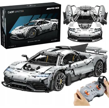 ostatní stavebnice CADA STAVEBNICE MERCEDES AMG ONE SPORTOVNÍ AUTO 3295DÍLŮ DÁLKOVĚ OVLÁDANÉ RC + LED