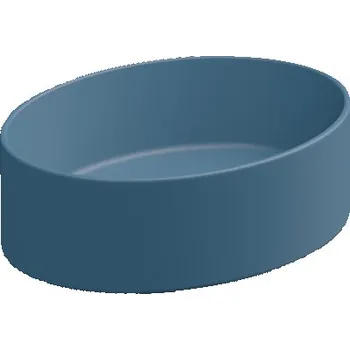 Umyvadlo Umyvadlo na desku Like Slim 45FS keramické, denim matná, 45x34 cm, LKLAVFSB45027