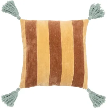 Polštář Bloomingville Pruhovaný polštářek Hei Bloomingville Hei Cushion, Brown