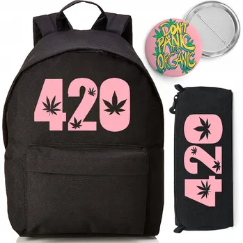 Školní batoh Školní batoh Funandstyle s jednou přihrádkou, černý, 18 l