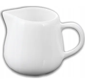 Bílý porcelánový mlékovar s uchem Wilmax 200 ml