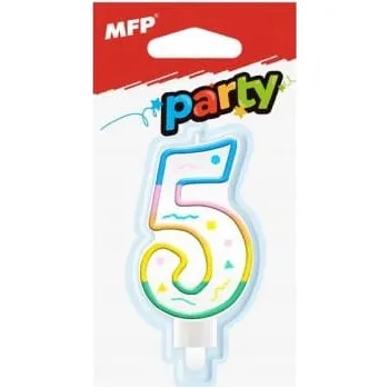 Dortová svíčka MFP Papírová Svíčka na dort 5