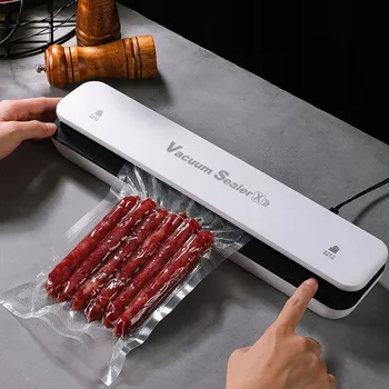 Vakuovačka VAKUOVÁ SVÁŘEČKA FÓLIÍ NA POTRAVINY + 50 SÁČKŮ