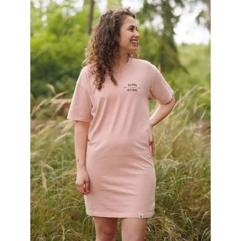 Dámské šaty Dámské šaty Happy šíp - růžové Pastelově růžová XS