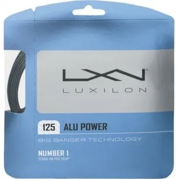 Struna na výplet tenisové rakety Tenisový výplet LUXILON ALU POWER 125 12,2m WRZ995100SI síla 1,25mm