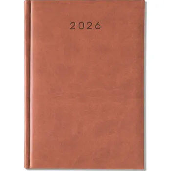 Kalendář Knižní kalendář 2026 A4 Scriba hnědý