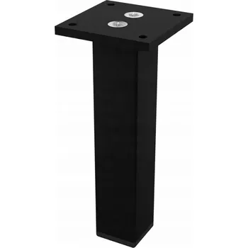 Stolová podnož HLINÍKOVÁ NOHA STOLOVÁ NOHY NÁBYTKOVÁ VÝŠKA 150 MM ČERNÁ