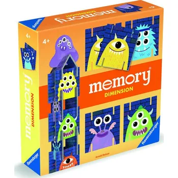 Desková hra Ravensburger 248162 Trojrozměrné pexeso Příšerky