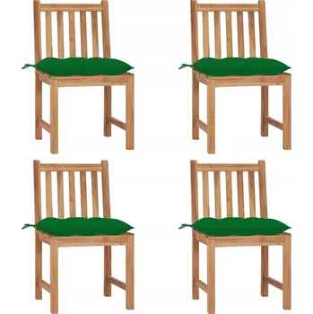 Zahradní židle VidaXL dřevo zelená