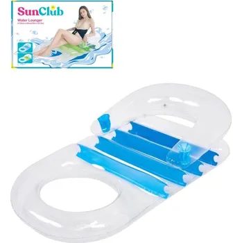 SUN CLUB Lehátko nafukovací matrace s opěrkou zad na vodu Modré