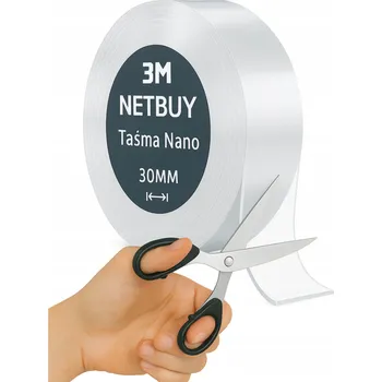 Lepicí páska Oboustranná NANO páska samolepicí opakovaně použitelná SILNÁ 3m x 30mm