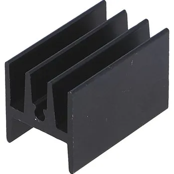 Pasivní chladič HS-115 chladič lisovaný černý