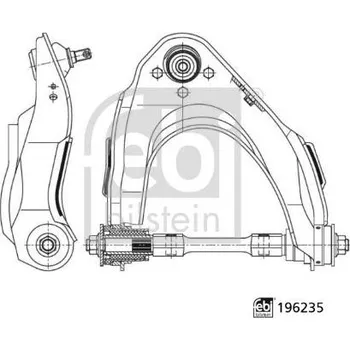 Opravná sada podvozku a pohonu kol Ridici paka, zaveseni kol FEBI BILSTEIN 196235