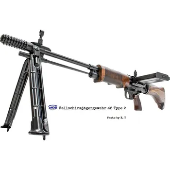 Replika zbraně Shoei Fallshirmjägergewehr 42, FG 42 rifle, type II