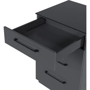 Úložný box REJS Šuplík nábytková tenkostěnná Ultrabox L-350 H-86 nízká, grafit