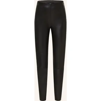 Oui Dámské Legíny V Koženém Vzhledu, černá, 46