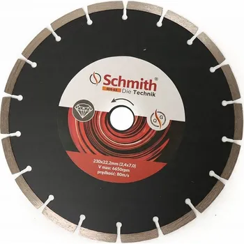 Řezný kotouč Diamantový kotouč Schmith SDS-03, průměr kotouče 230 mm